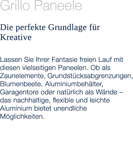 Grillo Paneele Die perfekte Grundlage f r Kreative Lassen Sie Ihrer Fantasie freien Lauf mit diesen vielseitigen Pane...