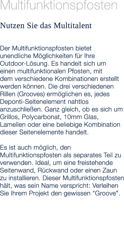 Multifunktionspfosten Nutzen Sie das Multitalent Der Multifunktionspfosten bietet unendliche M glichkeiten f r Ihre O...
