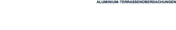 Aluminium Terrassen berdachungen