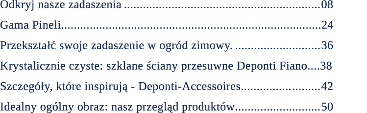 Odkryj nasze zadaszenia 08 Gama Pineli..................................................................................