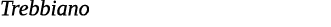 Trebbiano