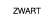Zwart