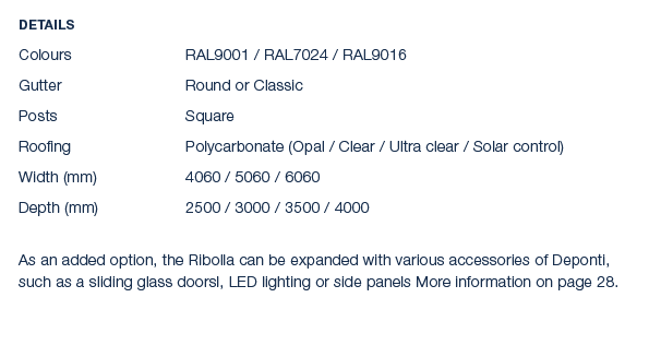 Details Colours RAL9001 / RAL7024 / RAL9016 Gutter Round or Classic Posts Square Roofing Polycarbonate (Opal / Clear ...