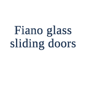 Fiano glass sliding doors 